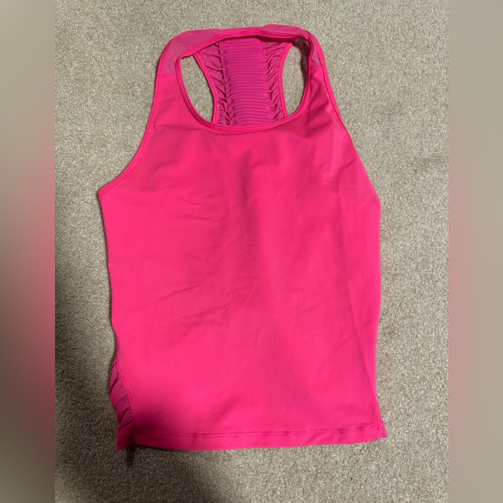 Hot pink tank top